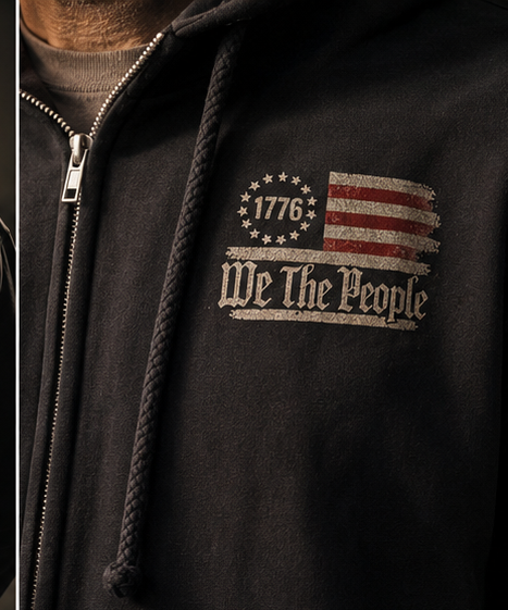 We the People Signature full zip hoodie