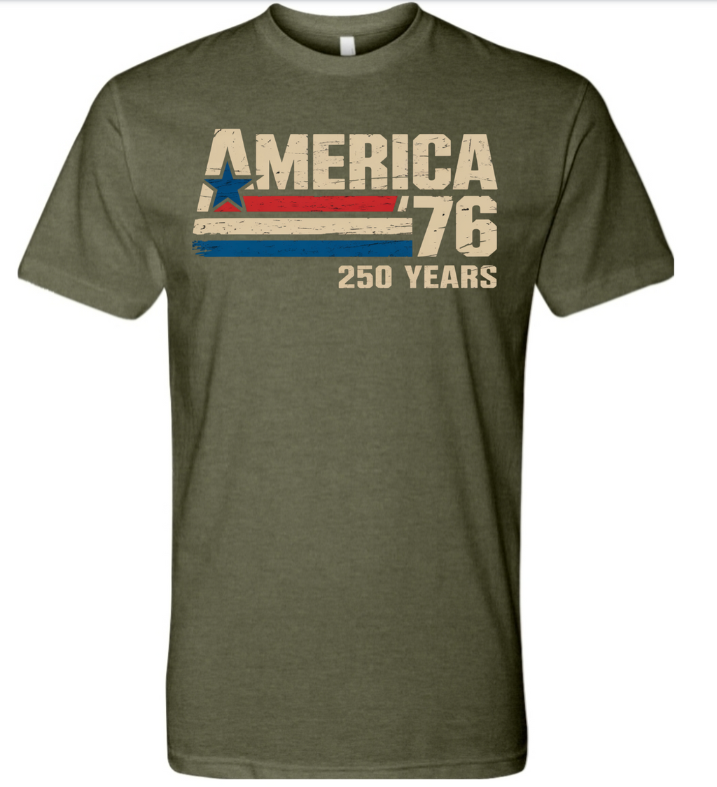 Retro America 250yrs t-shirt